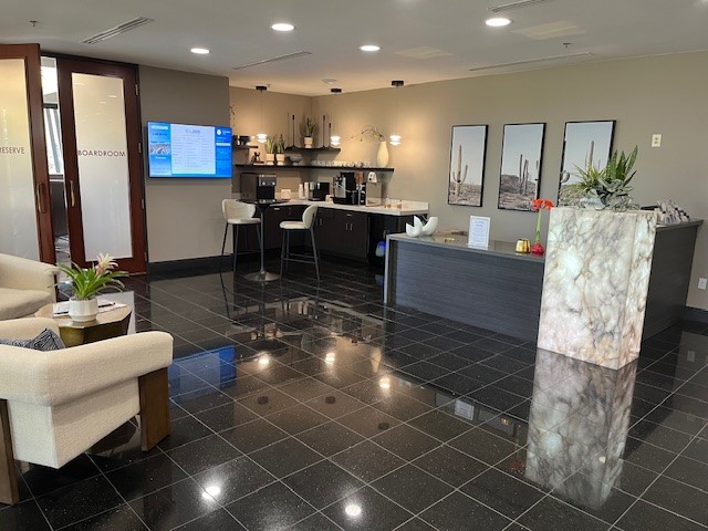 Reception lobby